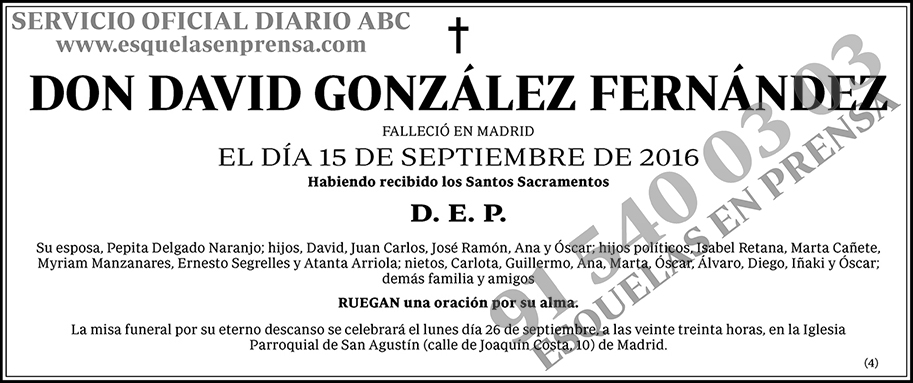 David González Fernández